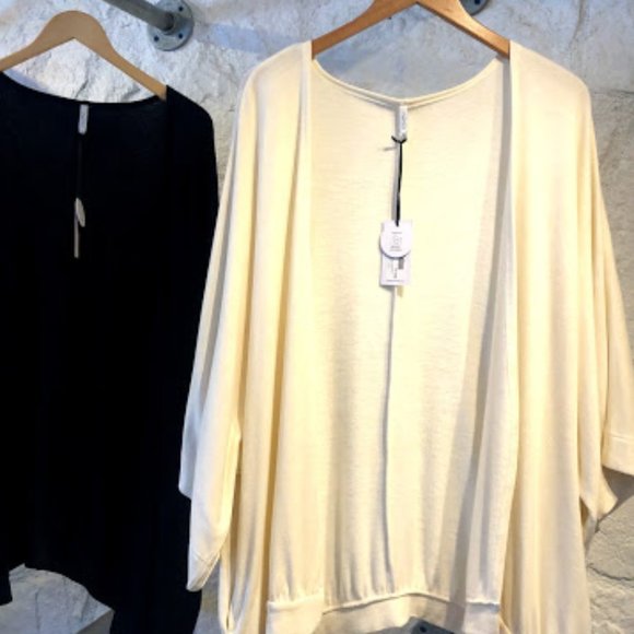 Z Supply Fleece Cardigan CREAM - Picture 1 of 3